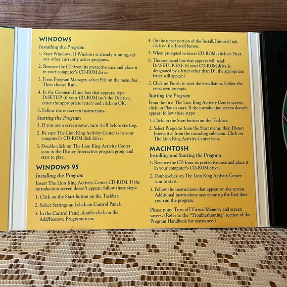 The Lion King Activity Centre CD Game - Picture 3 of 6